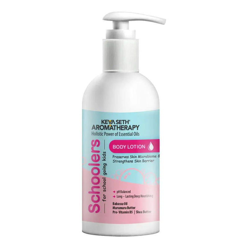 Schoolers Kids Body Lotion for Deep Nourishment and Long-lasting Moisturizer for Radiant Skin- Hypoallergenic- Paraben & Mineral Oil Free