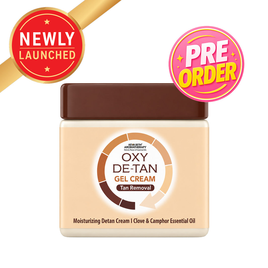 Oxy De-Tan Gel Cream – Moisturizing, Tan Removal & Glowing Skin with Clove and Camphor Essential Oils