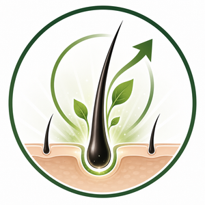 SUPPORTS NEW HAIR GROWTH