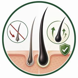 NOURISHES WEAK HAIR FOLLICLES