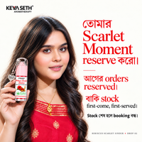 Limited Edition - Hibiscus Scarlet Red Sindur – Helps Reduce Hair Fall & Scalp Irritation, Korean Red Ginsgeng, Organic Floral Colour & Herbs , Long-Lasting & Water-Resistant - Keya Seth Aromatherapy