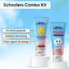 Schoolers Kids Nourishing Cream & Mineral Sunscreen SPF 30 PA++ Combo Kit for Boys & Girls – Deeply Moisturizing, Ultra-Light, No White Cast - Keya Seth Aromatherapy