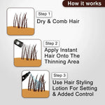 Instant Hair Brown Refill Pack - Instant Hair Brown Refill Pack - Hair Building & Thickening Fibers for Thinning Hair & Hair Loss Concealer, Hair Color, Hair Color, Keya Seth Aromatherapy