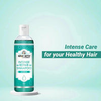 Intense Repair Shampoo for Dry Damaged Hair- Softens, Nourishes & Strengthens Hair with Pro -Vitamin B5 & Geranium Oil - Keya Seth Aromatherapy