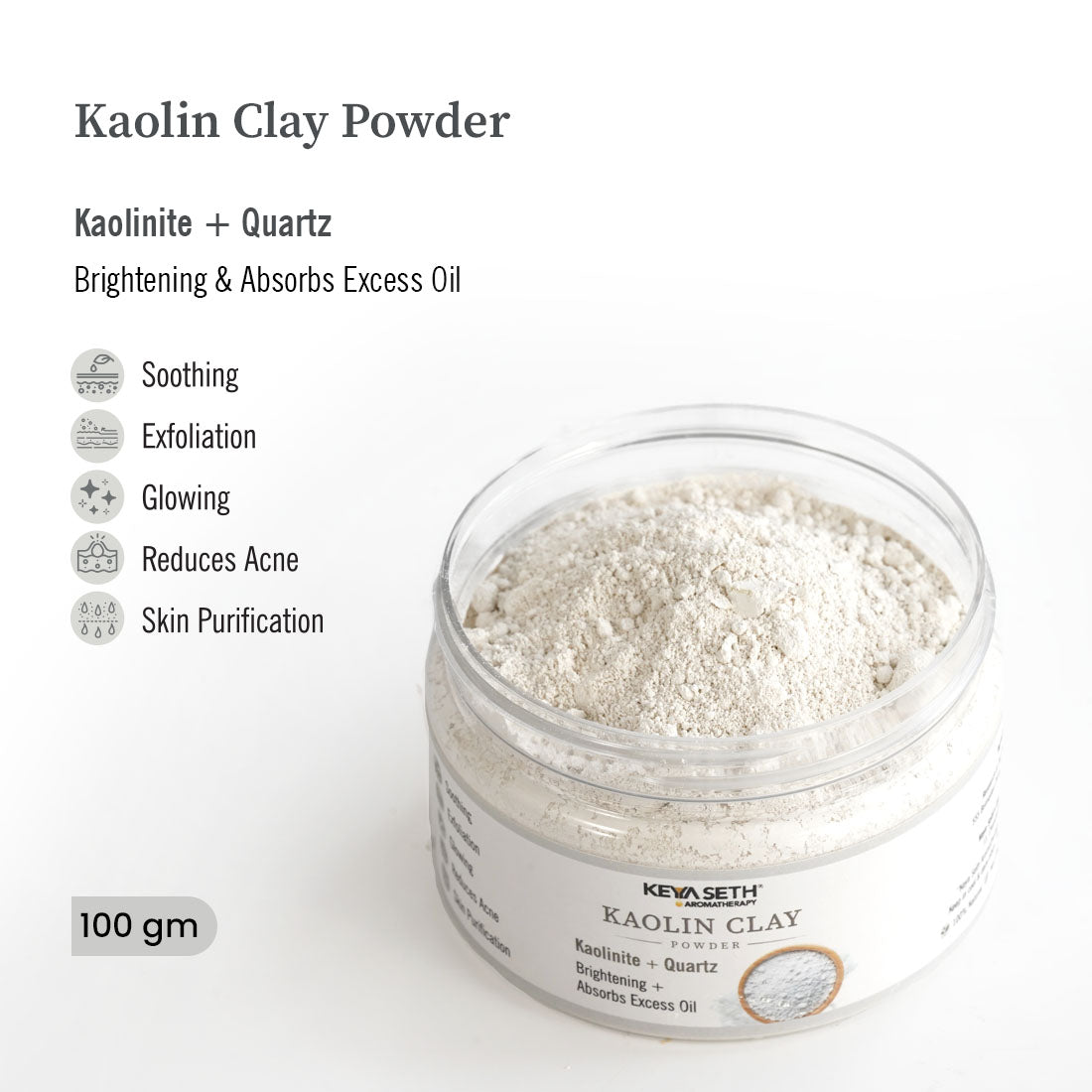 Tricolour Powder Face Pack Combo: Orange Peel, Kaolin & Moringa Powders for Skin Brightening, Oil Control, Detoxification For Fresh, Radiant-Looking Complexion