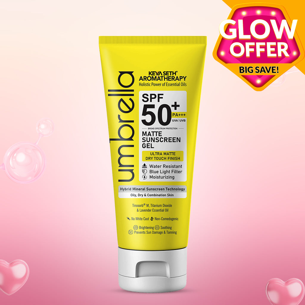 Umbrella Matte Mineral Sunscreen Gel SPF 50 PA+++ Water-Resistant ...