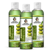 Olive Body Oil, Quick Absorbing Non-Sticky Nourishment I Hair & Skin, Daily Use After Bath Massage Oil I Pure Olive & Essential Oils Enriched - Keya Seth Aromatherapy