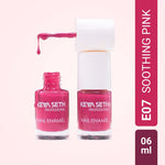 Soothing Pink + Lady Like Long Wear Nail Enamel Enriched with Vitamin E & Argan Oil, Nail Polish, Nail Care, Keya Seth Aromatherapy