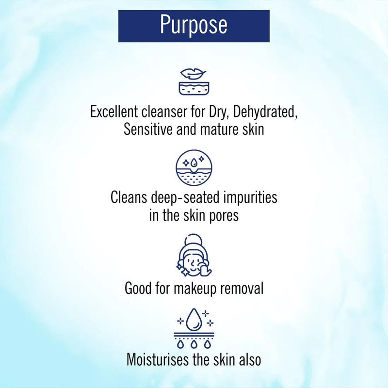 Cleansing Milk – Gentle Soft Deep Hydrating Cleanser Dirt & Makeup Remover.