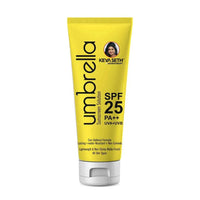 Umbrella Sunscreen Solution SPF 25 with PA+++ UV Protection, Sweat Resistant Formula Oil Control Enriched with Pure Essential Oil wheatgerm & Almond - Keya Seth Aromatherapy
