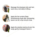 Scalp care Dandruff Removal Solution with Salicylic Acid, Tea Tree & Eucalyptus Oil,Reduces Dandruff & Flakes, Soothes Itchy scalp & Nourishes Hair