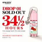 Limited Edition - Hibiscus Scarlet Red Sindur – Helps Reduce Hair Fall & Scalp Irritation, Korean Red Ginsgeng, Organic Floral Colour & Herbs , Long-Lasting & Water-Resistant - Keya Seth Aromatherapy