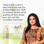 Lab Fresh Shea Body Butter Enriched with Rose & Geranium Oil for 24hrs Moisturization & Nourishment for Men & Women All Skin Types