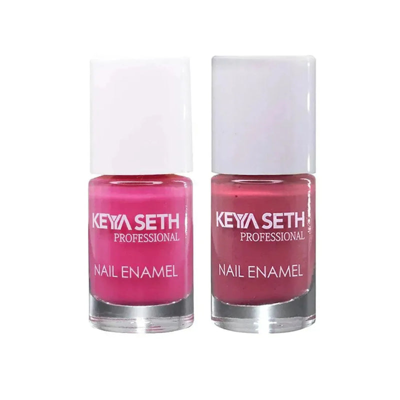 Soothing Pink + Lady Like Long Wear Nail Enamel Enriched with Vitamin E & Argan Oil