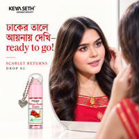 Limited Edition - Hibiscus Scarlet Red Sindur – Helps Reduce Hair Fall & Scalp Irritation, Korean Red Ginsgeng, Organic Floral Colour & Herbs , Long-Lasting & Water-Resistant - Keya Seth Aromatherapy