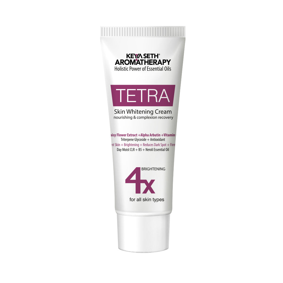 Tetra Skin Whitening Cream, Alpha Arbutin, Niacinamide, Vitamin C, Daisy Extract & Neroli for Radiant Glow & Luminous Complexion, Age Spots & Melasma