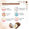 Free Virgin Coconut Oil, Skin & Hair, Cold Pressed, Moisturizing, Glowing, Soothing Nourishment Anti Dandruff, Rich in Lauric Acid & Vitamin E - Keya Seth Aromatherapy