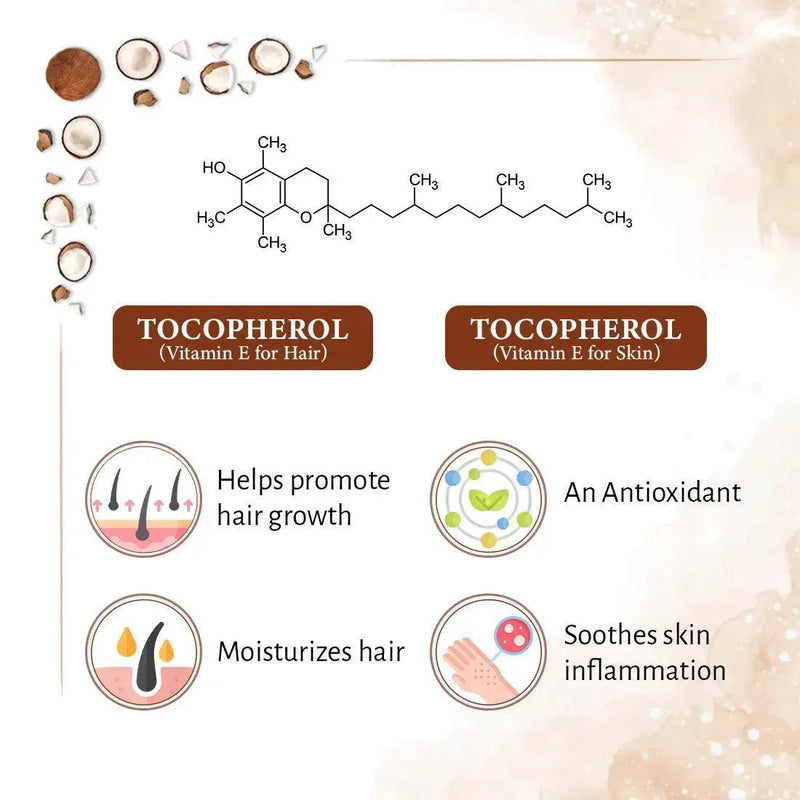 Free Virgin Coconut Oil, Skin & Hair, Cold Pressed, Moisturizing, Glowing, Soothing Nourishment Anti Dandruff, Rich in Lauric Acid & Vitamin E - Keya Seth Aromatherapy