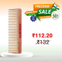 Neem Wooden Comb Wide Tooth for Hair Growth for Men & Women All Purpose Large Size Perfect Hair Setter.