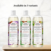 1% Rosemary with 99% Coconut Oil – Cold-Pressed, Promotes Hair Growth, Blocks DHT & Controls Hair Fall - Keya Seth Aromatherapy