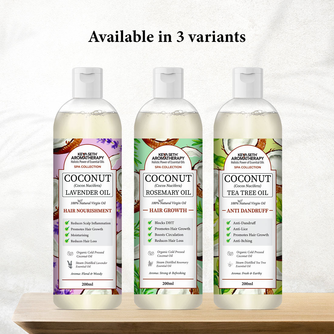 lavender oil and tea tree oil for hair growth Cold Pressed Coconut Hair Oil with Lavender – Nourishment & Growth – Keya Seth Aromatherapy