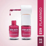 Flamingo + Aquatica Long Wear Nail Enamel Enriched with Vitamin E & Argan Oil
