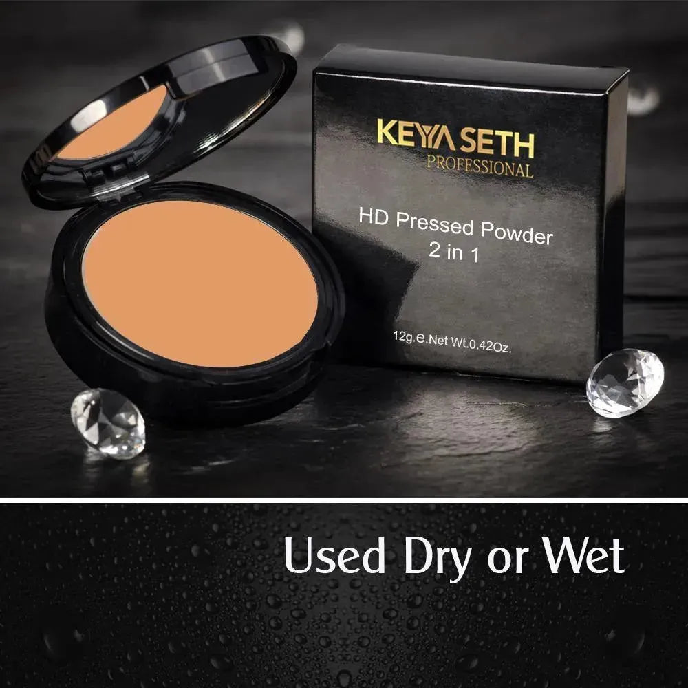 HD Pressed Powder 2 in 1- Shade 04 | Make Up – Keya Seth Aromatherapy