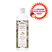 Virgin Coconut Oil, Skin & Hair, Cold Pressed, Moisturizing, Glowing, Soothing Nourishment Anti Dandruff, Rich in Lauric Acid & Vitamin E