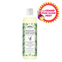 Rosemary Lavender Coconut Body Wash, Glowing Skin Moisturizing & Refreshing, Natural Coconut Derived Foaming + Conditioner, Essential Oil - Keya Seth Aromatherapy