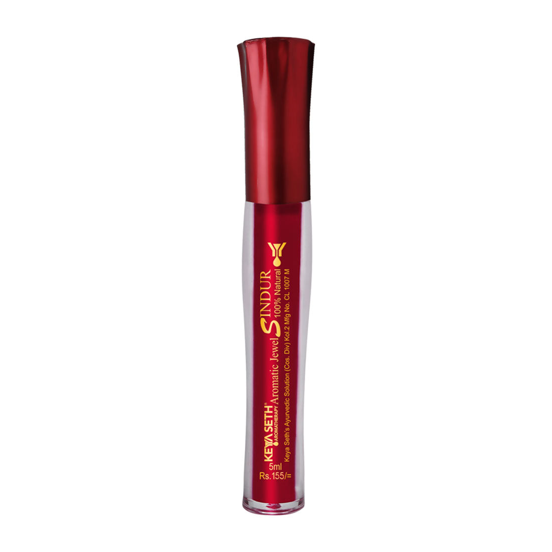 Aromatic 100% Natural Liquid Sindoor (Maroon) - Long lasting & Waterproof with Organic Pigment - Keya Seth Aromatherapy