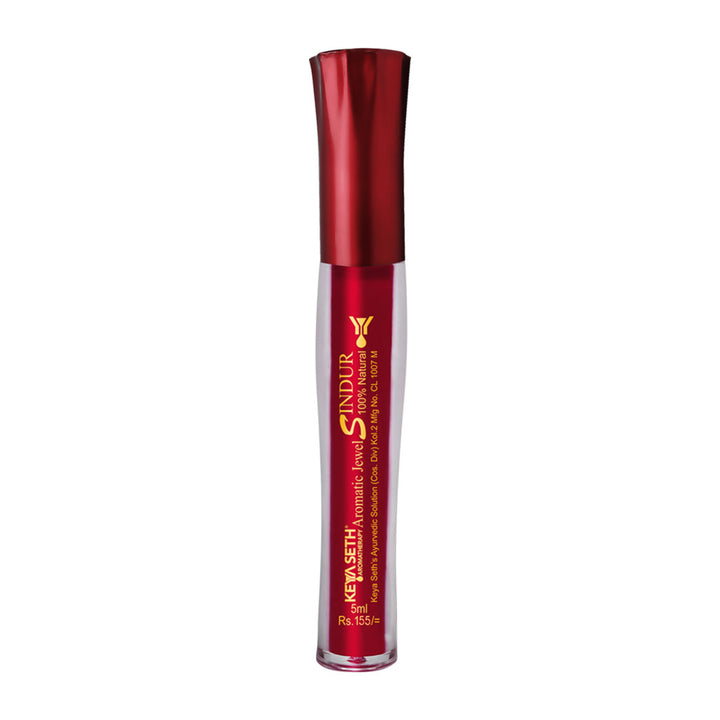 Aromatic 100% Natural Liquid Sindoor (Maroon) - Long lasting & Waterproof with Organic Pigment - Keya Seth Aromatherapy