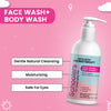 Schoolers Face & Body wash with No Harmful Chemical Deeply Nourishing Wash for Kids, Hypoallergenic, Paraben & Sulfates Free - Keya Seth Aromatherapy