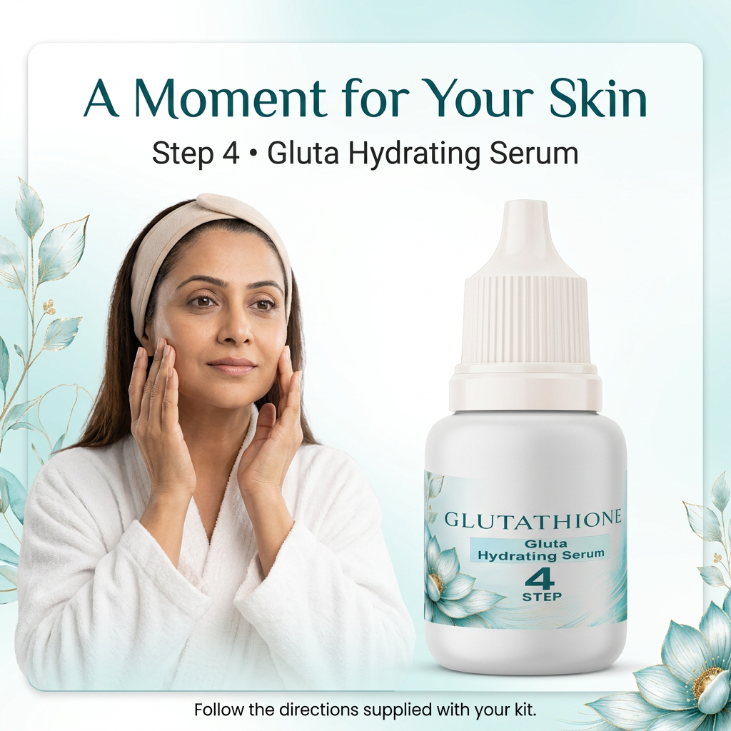 Serum application-themed creative