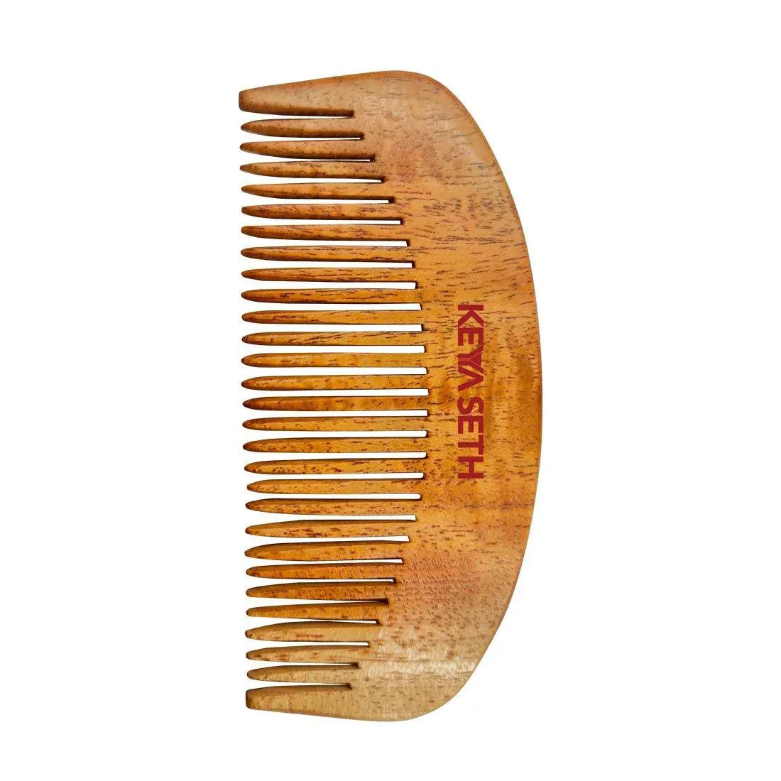 3-in-1 Neem Wooden Comb Small Size – Keya Seth Aromatherapy