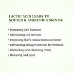 Skin Lightening Underarm Serum,for Exfoliating & Brightening, with Lactic Acid, Mulberry Extract & Tea Tree Oil