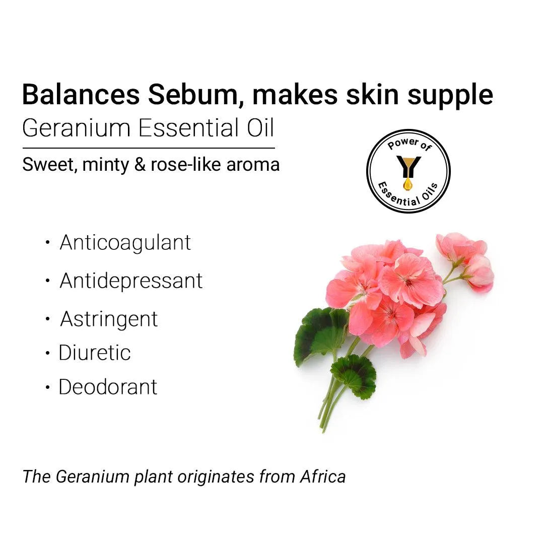 Benefits of geranium essential oil hotsell