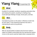 Ylang Ylang Essential Oil, Therapeutic Pure & Natural, Romantic, Relaxing, Antidepressant, Skin & Hair Tonic,10ml, Essential Oil, Keya Seth Aromatherapy