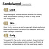 Sandalwood Essential Oil, Therapeutic Pure & Natural, Mysore Sandal, Antiseptic, Ageing Skin, Relaxing 10ml 