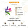 Lavender & Rose Body Massage Oil, for Women Calming, Soothing, Romantic,Skin Tonic with Sweet & Deep Aroma, Body Oil, Body Oil, Keya Seth Aromatherapy