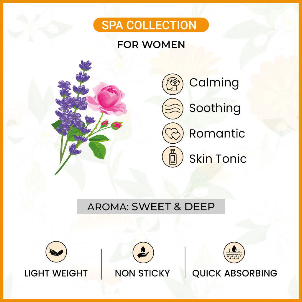 Energizing & Lavender-Rose Body Massage Oil combo pack for men & women, Body Oil, Keya Seth Aromatherapy