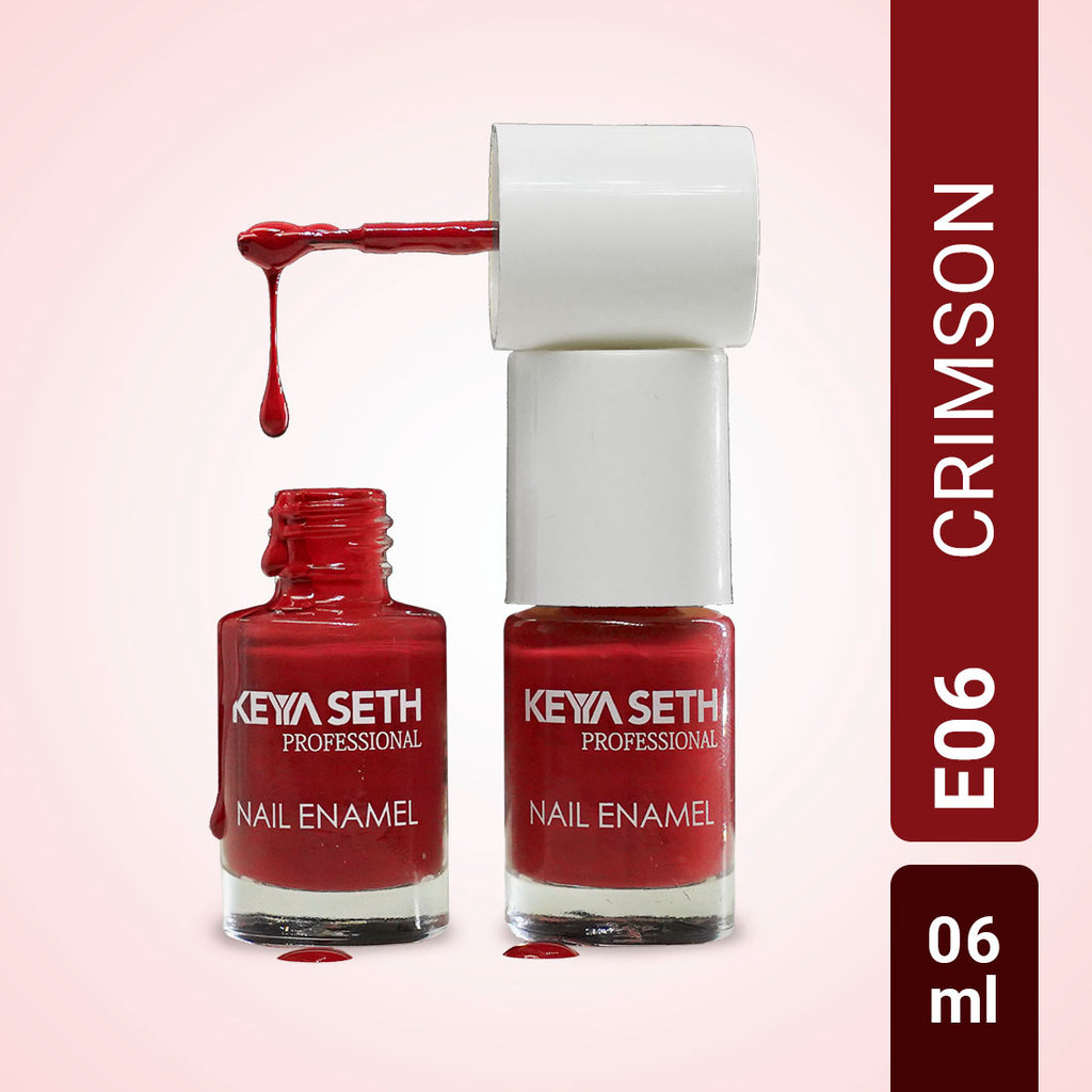 Crimson Long Wear Nail Enamel Enriched with Vitamin E & Argan oil
