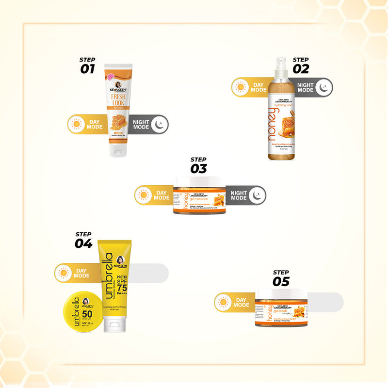 Honey Gel, Light Moisturizer with Pro Vitamin B5, Pure Honey & Honey Conditioner, Deep Conditioning, Dry & Sensitive Skin