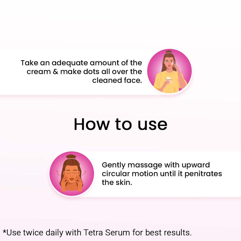 Tetra Skin Whitening Cream, Alpha Arbutin, Niacinamide, Vitamin C, Daisy Extract & Neroli for Radiant Glow & Luminous Complexion, Age Spots & Melasma