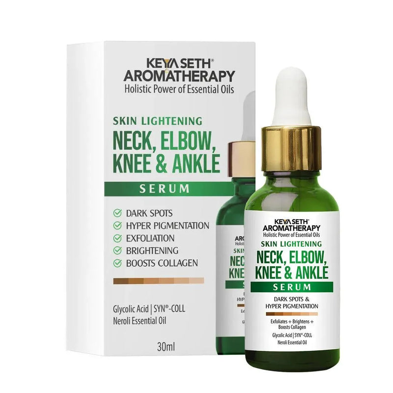 Skin Lightening Serum for Neck, Elbow, Knee & Ankle, Peptides + Glycolic Acid,Exfoliating + Brightening + Collagen Booster