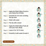 Shahi Ubtan Scrub & Pack Combo, I Tan Free  Glowing skin Natural Exfoliation I All Skin Types