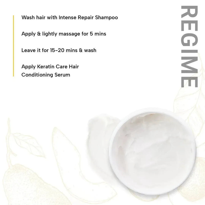 Hair Protein Deep Smoothening Mask Nourishes and Controls Frizz I Avocado Butter & Keratin Protein Enriched I Deeply Conditioning & Hydrating Shiny & Damage Repair-160gm