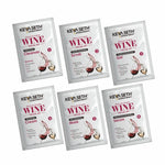 Wine Facial Kit 6 Steps Enriched with Red Grape Seed Extract for Instant Glowing, Blemish-free Even Complexion Increase Elasticity & Blood Circulation, Facial Kit, Skin Care, Keya Seth Aromatherapy