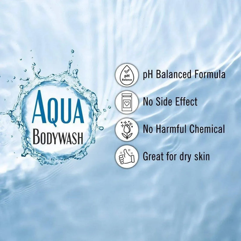 Aqua Bodywash, Shower Gel with Skin Conditioner for Dry Skin