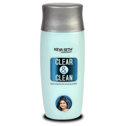 Clear & Clean Aqua Solution for Acne Pimple Pigmentation & Rash- Enriched with Lemongrass & Geranium oil
