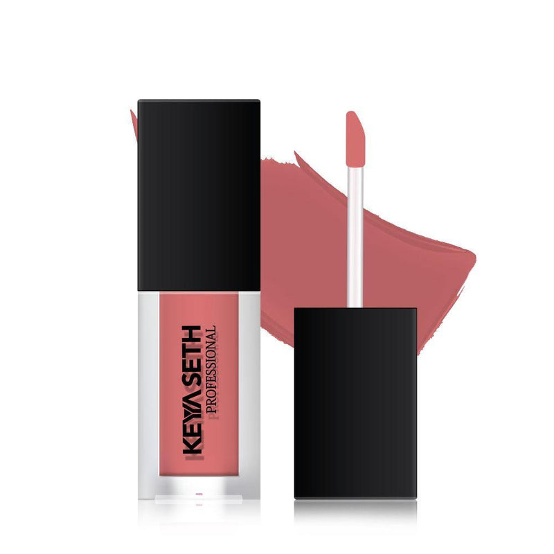 Dark Nude Pink Shade Long Lasting Matte Lipgloss  - 06